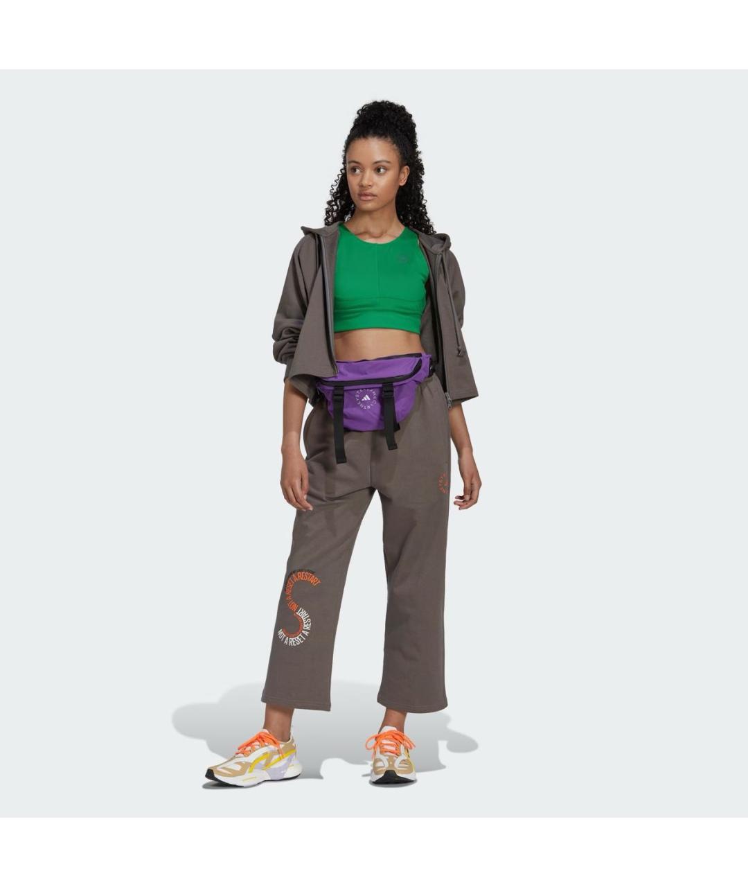 ADIDAS BY STELLA MCCARTNEY Фиолетовая поясная сумка, фото 7