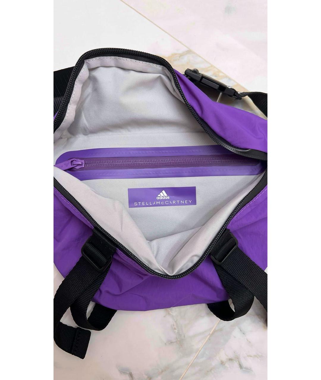 ADIDAS BY STELLA MCCARTNEY Фиолетовая поясная сумка, фото 5