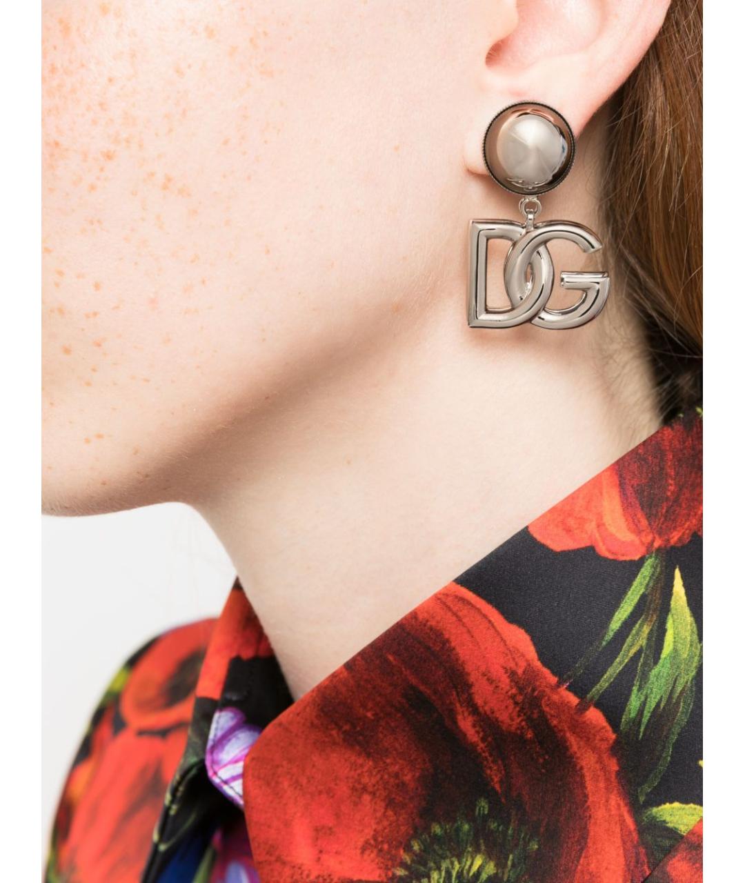 DOLCE&GABBANA Серебряные серьги, фото 3