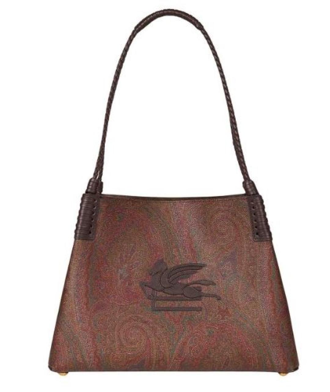 ETRO Коричневая хлопковая сумка тоут, фото 1
