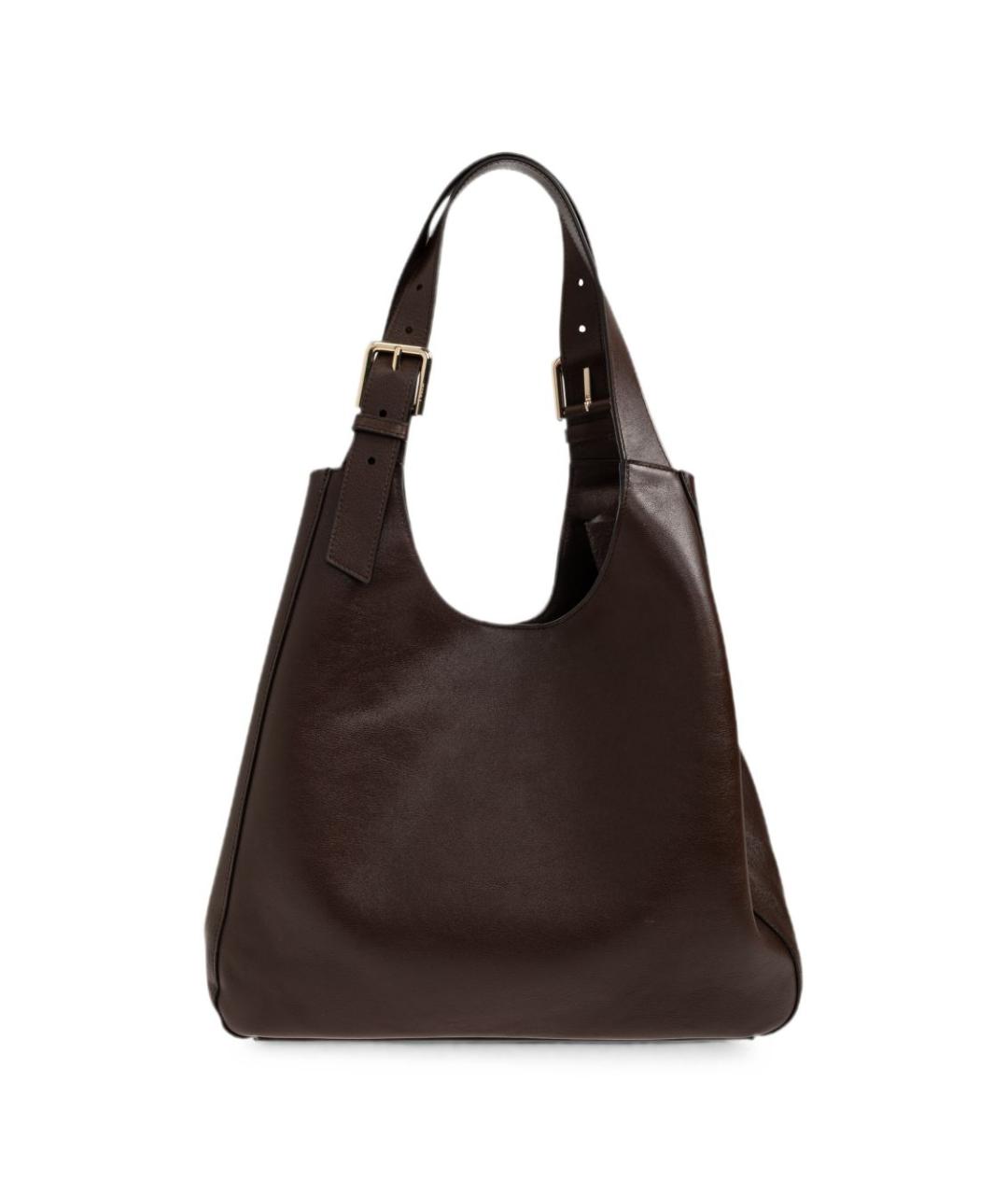 FURLA Коричневая кожаная сумка тоут, фото 6