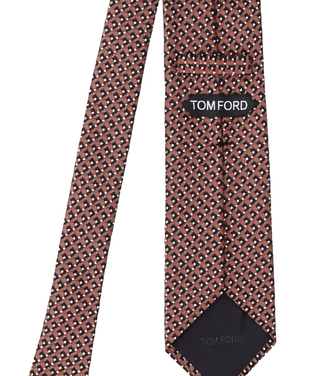 TOM FORD Коричневый галстук, фото 2