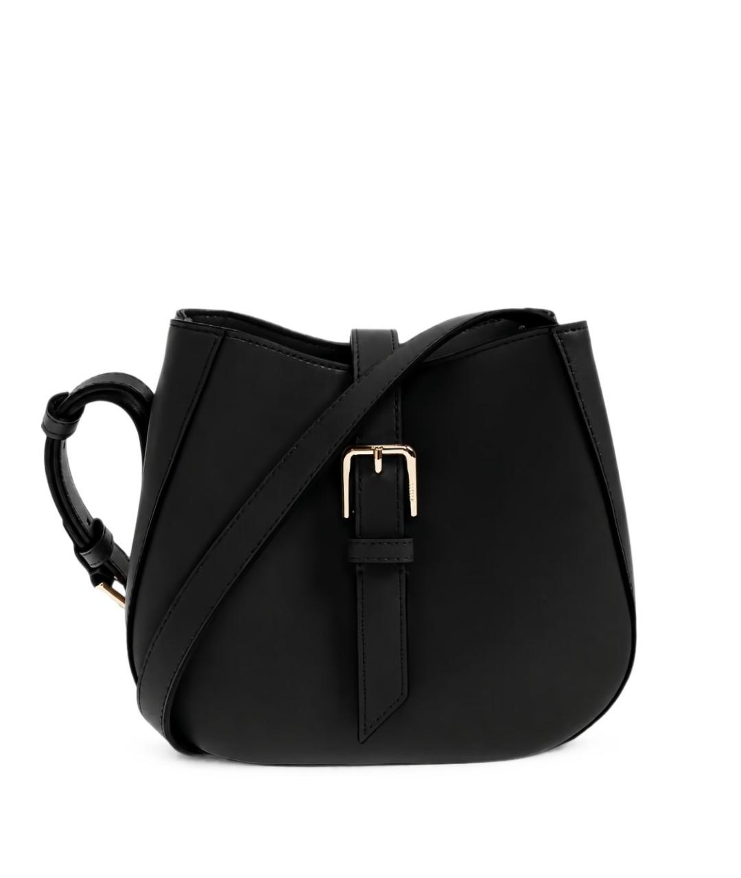 FURLA Черная кожаная сумка через плечо, фото 3