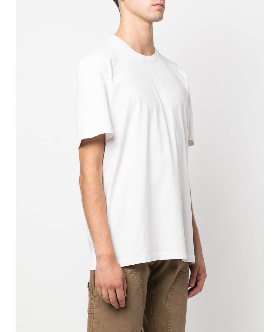 GOLDEN GOOSE Белая хлопковая футболка, фото 3