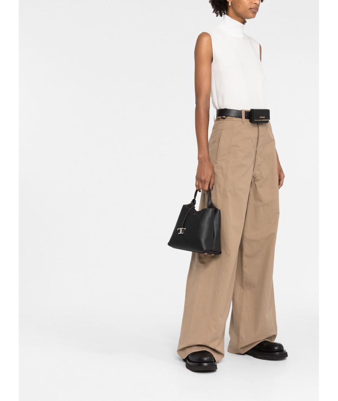 TOD'S Черная кожаная сумка через плечо, фото 4