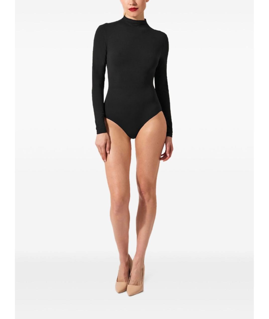 WOLFORD Черное полиамидовое боди, фото 5
