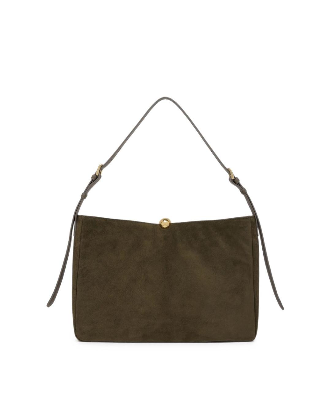 FURLA Коричневая замшевая сумка через плечо, фото 3