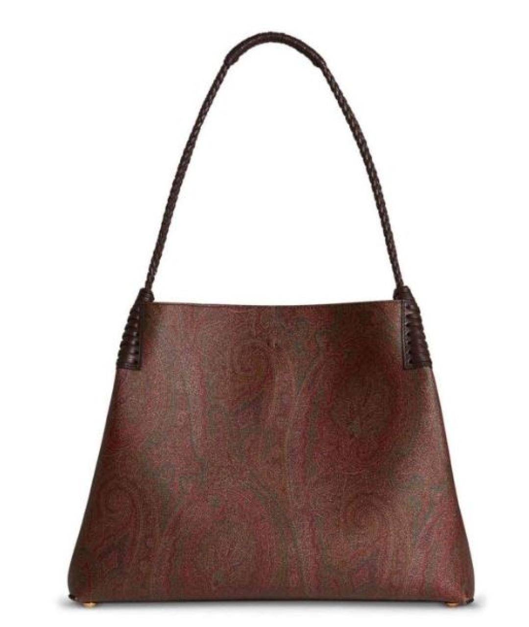 ETRO Коричневая хлопковая сумка тоут, фото 2