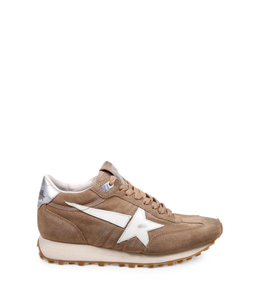 GOLDEN GOOSE Коричневые кроссовки, фото 1