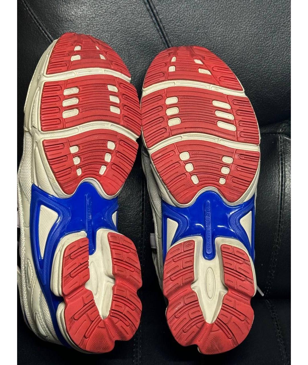 ADIDAS X RAF SIMONS Бежевые текстильные низкие кроссовки / кеды, фото 8
