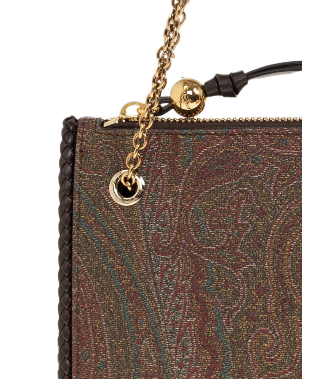 ETRO Коричневая хлопковая сумка через плечо, фото 4