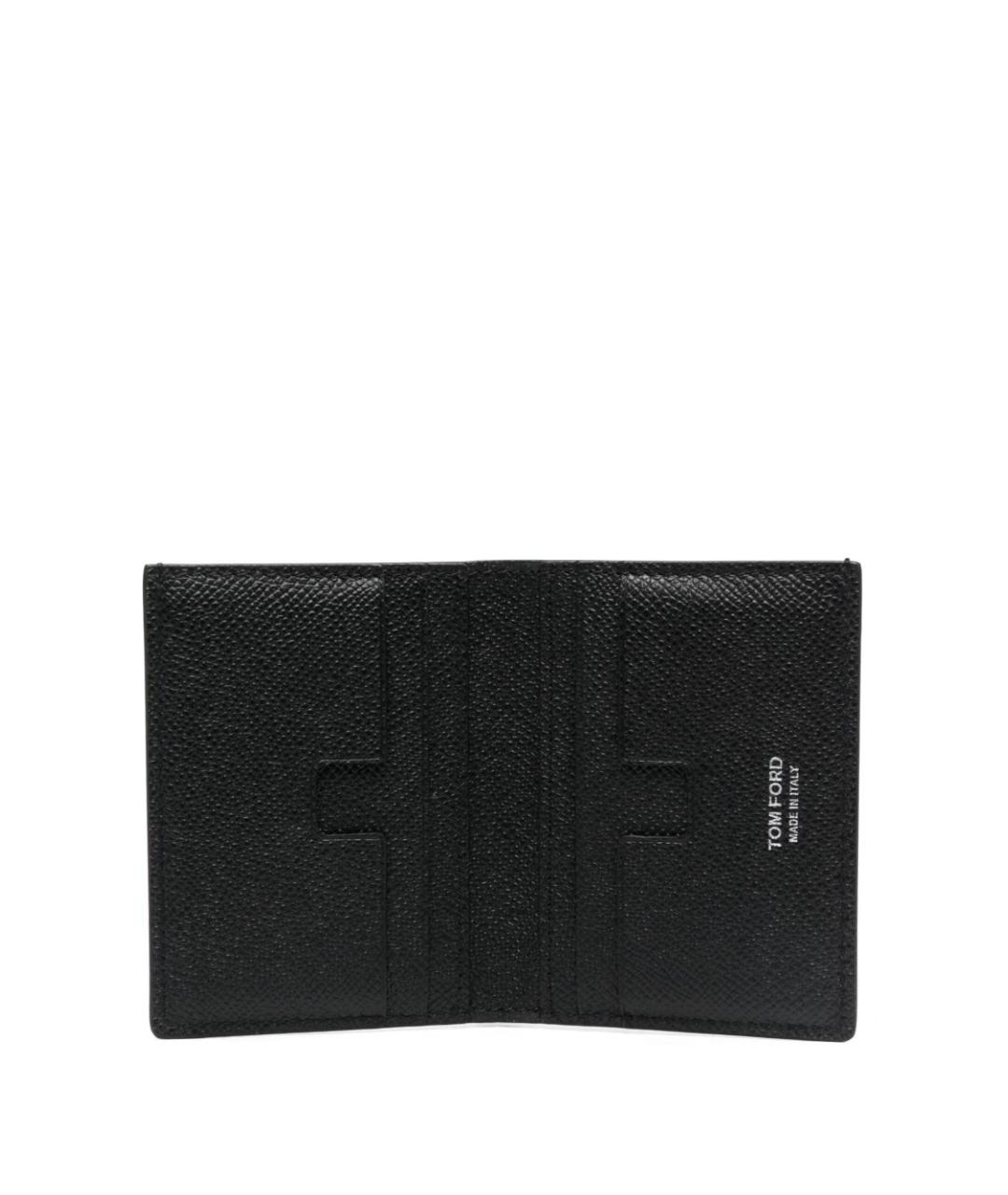 TOM FORD Черный кожаный кошелек, фото 3