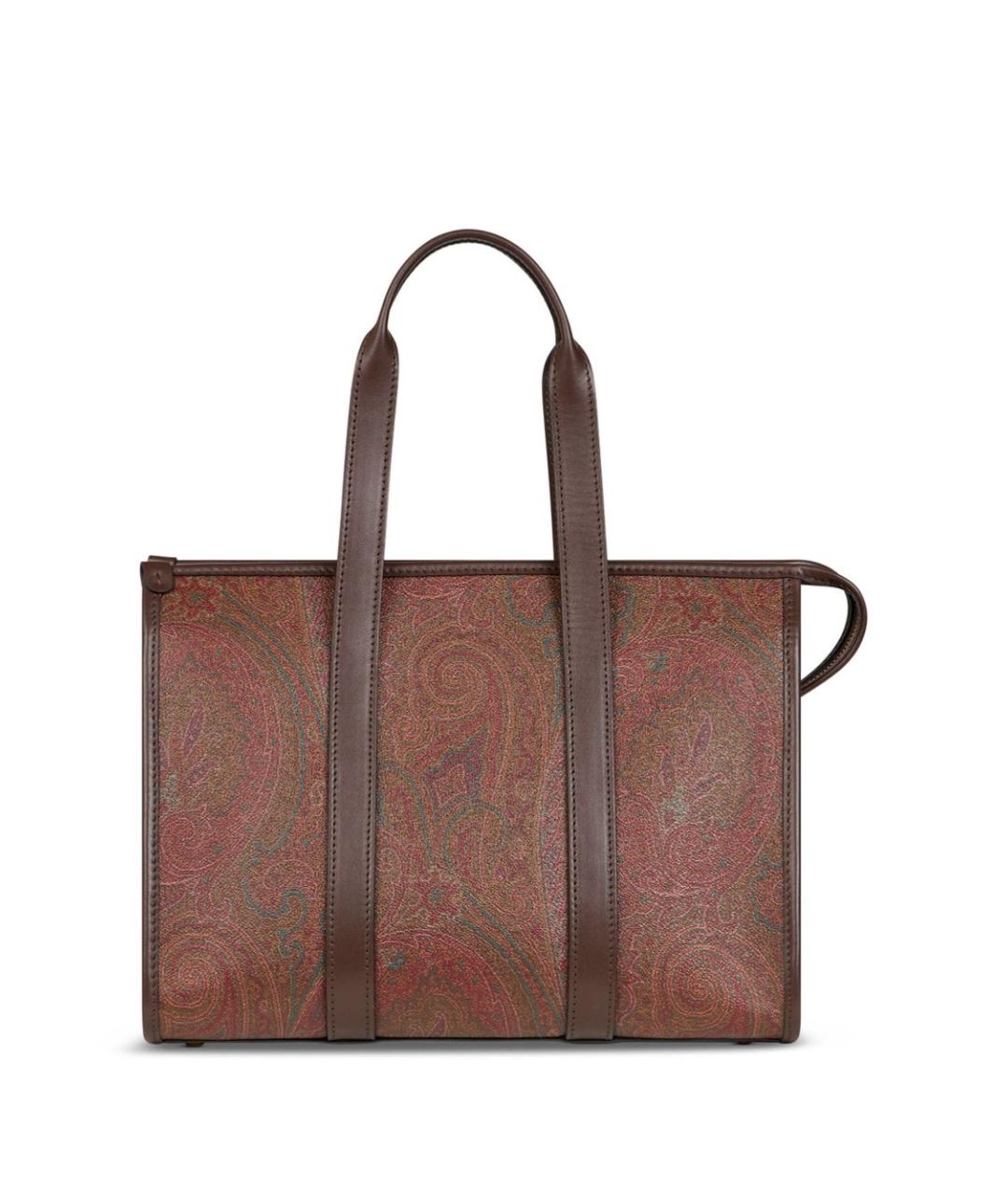 ETRO Коричневая хлопковая сумка тоут, фото 5