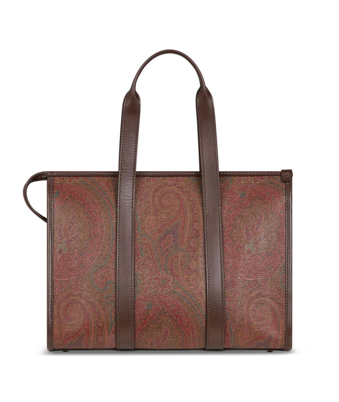 ETRO Коричневая хлопковая сумка тоут, фото 4