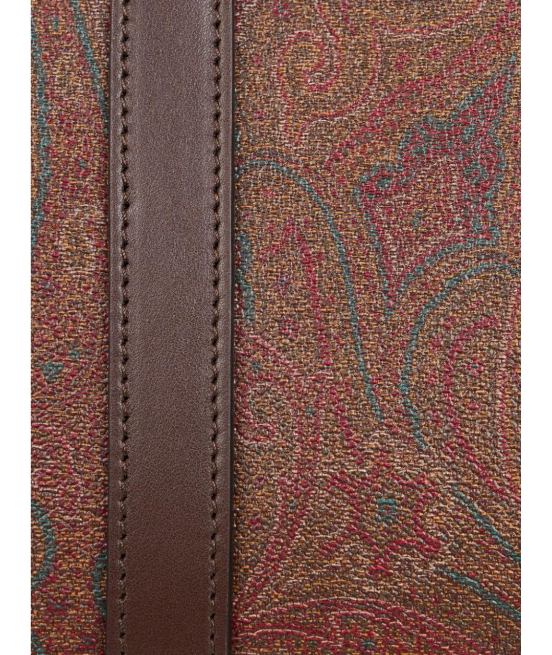 ETRO Коричневая хлопковая сумка тоут, фото 7