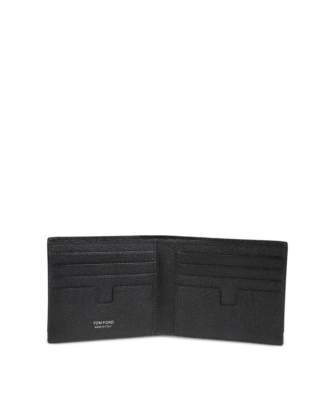 TOM FORD Черный кожаный кошелек, фото 3