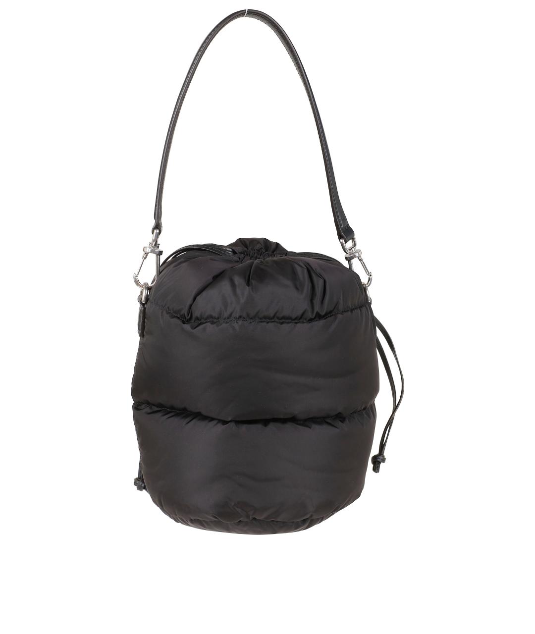 MONCLER Черная тканевая сумка через плечо, фото 2