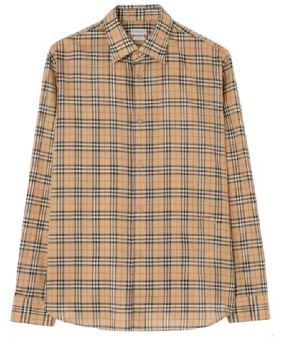 BURBERRY Бежевая кэжуал рубашка, фото 1