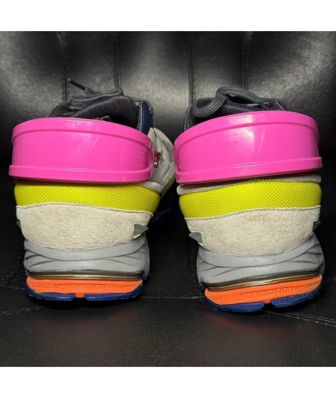 ADIDAS X RAF SIMONS Мульти текстильные низкие кроссовки / кеды, фото 2