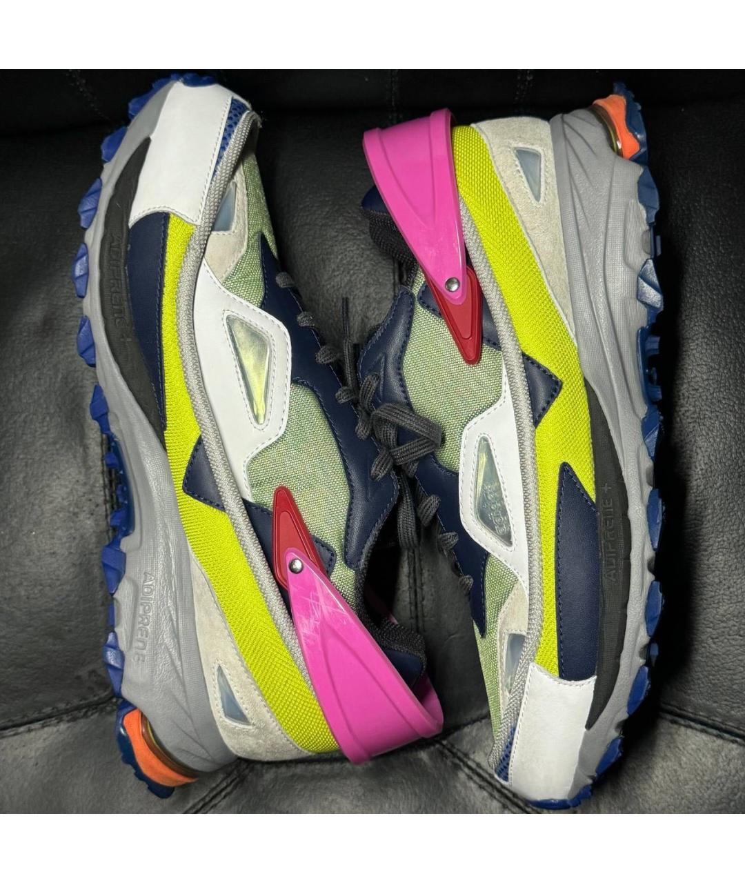 ADIDAS X RAF SIMONS Мульти текстильные низкие кроссовки / кеды, фото 4