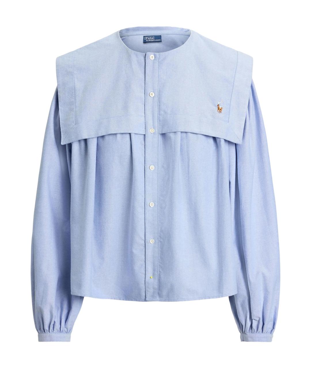 POLO RALPH LAUREN Синяя хлопковая рубашка, фото 1