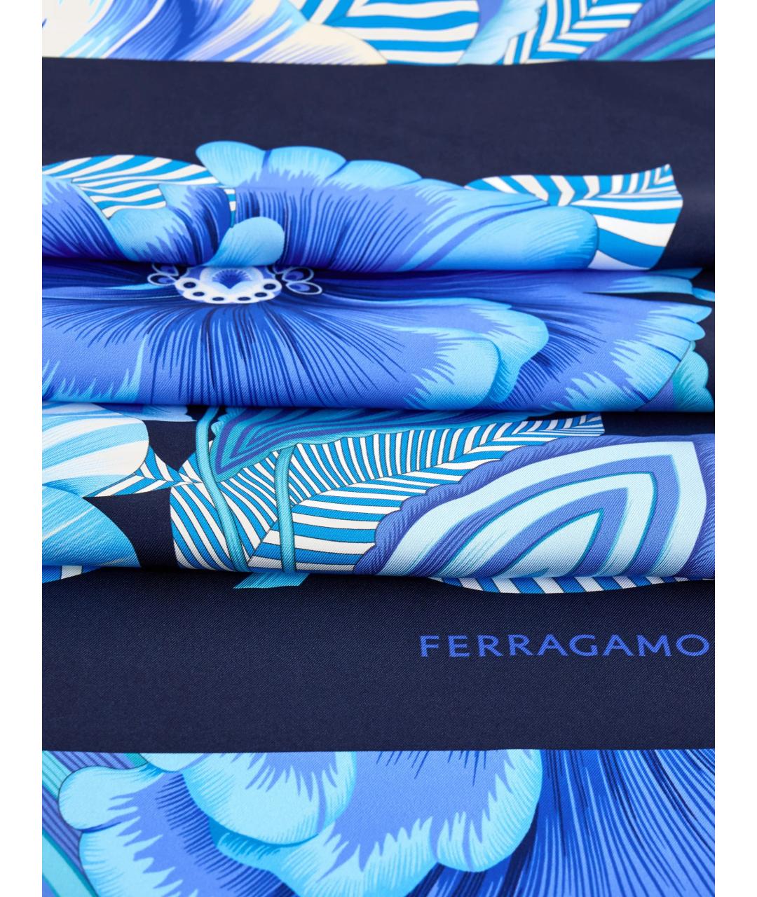 FERRAGAMO Мульти шелковый шарф, фото 2