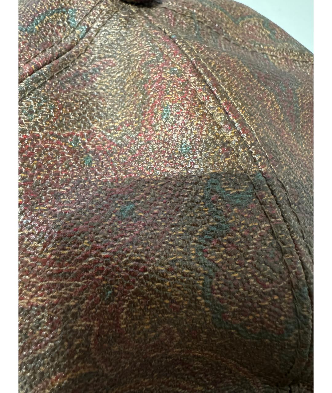 ETRO Коричневая хлопковая кепка/бейсболка, фото 4