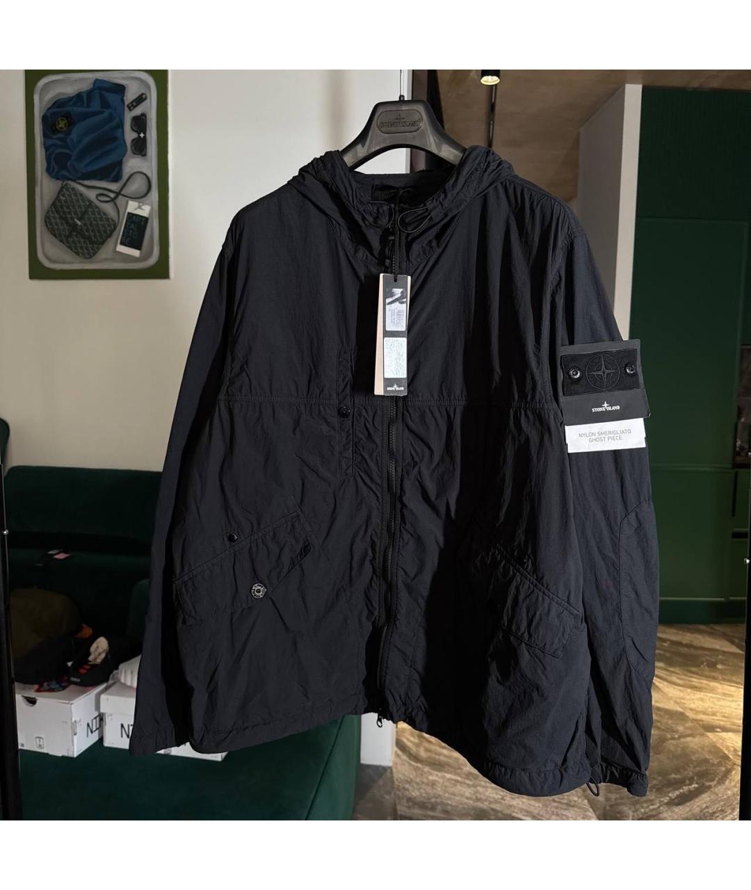 STONE ISLAND Черная куртка, фото 2