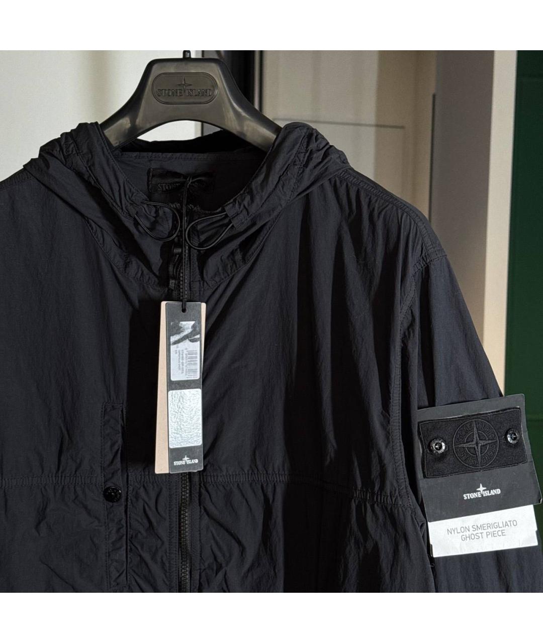 STONE ISLAND Черная куртка, фото 3