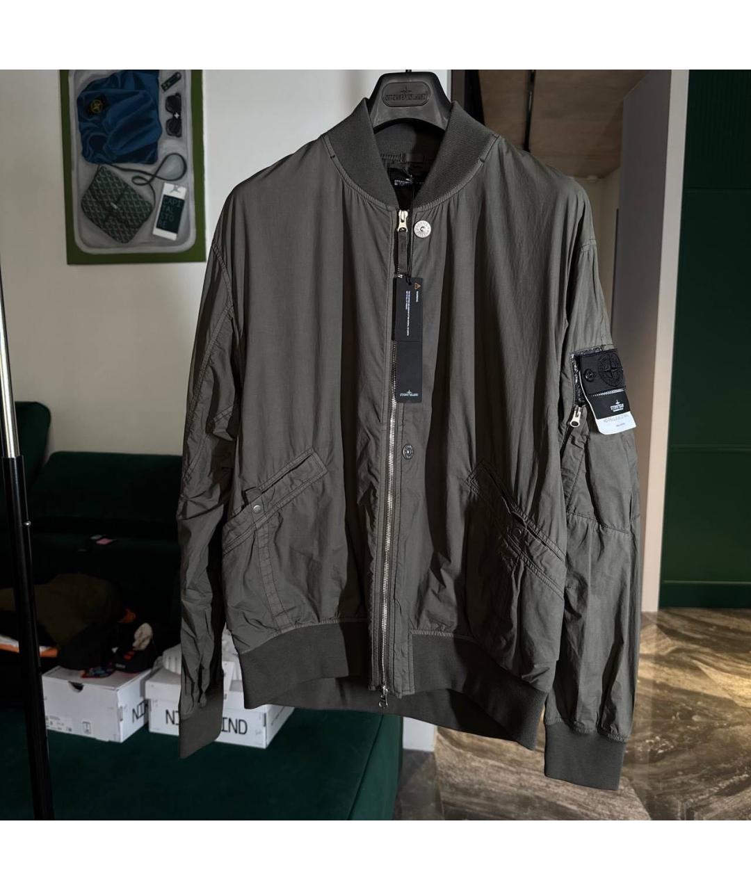 STONE ISLAND Антрацитовая куртка, фото 5