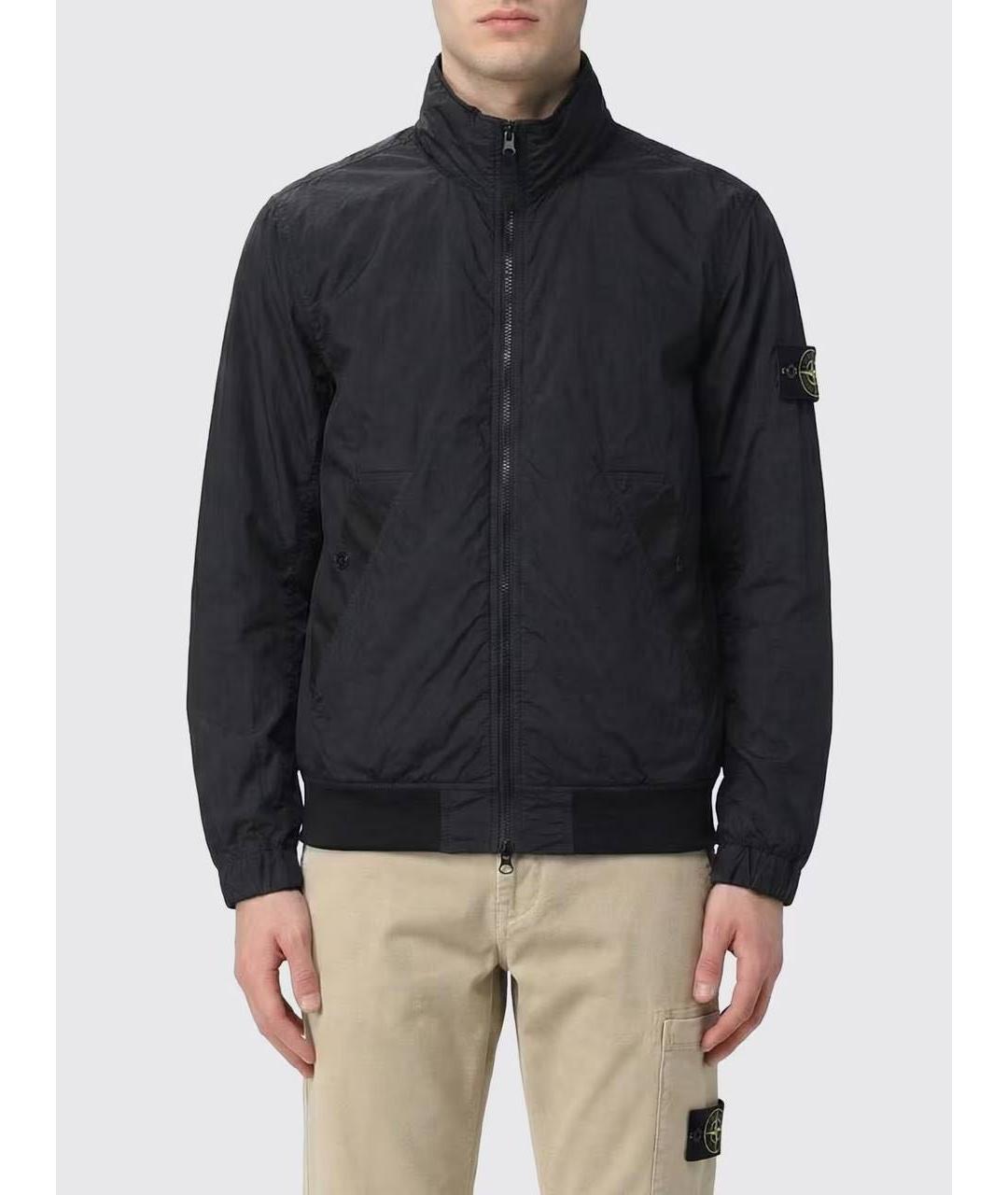 STONE ISLAND Черная куртка, фото 2