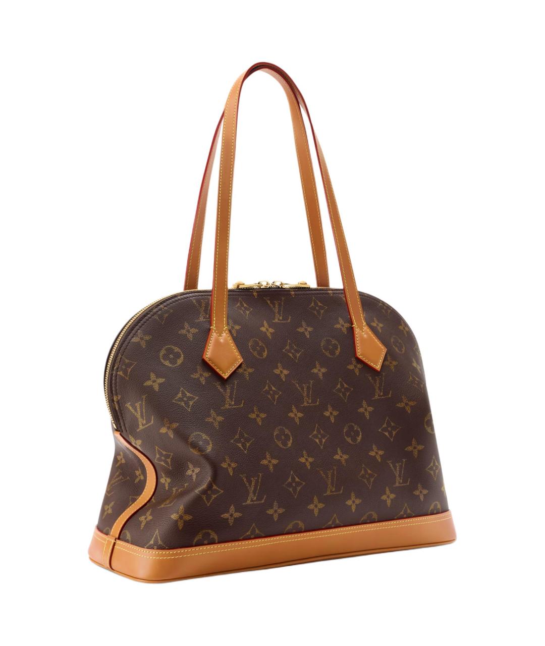 LOUIS VUITTON Коричневая канва сумка на плечо, фото 2