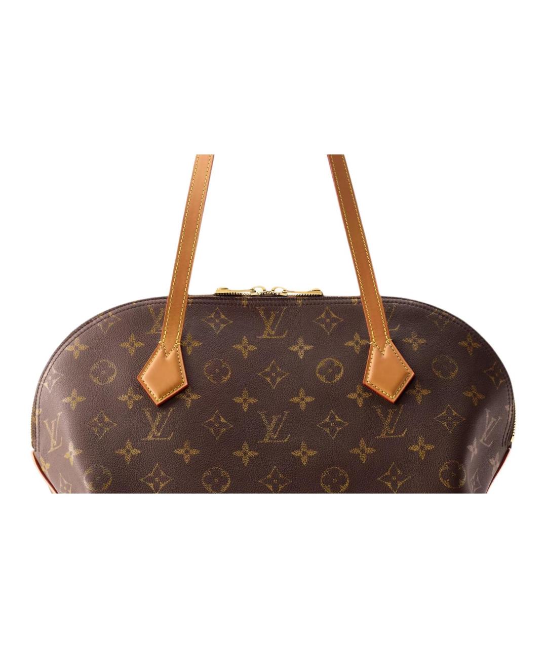 LOUIS VUITTON Коричневая канва сумка на плечо, фото 5