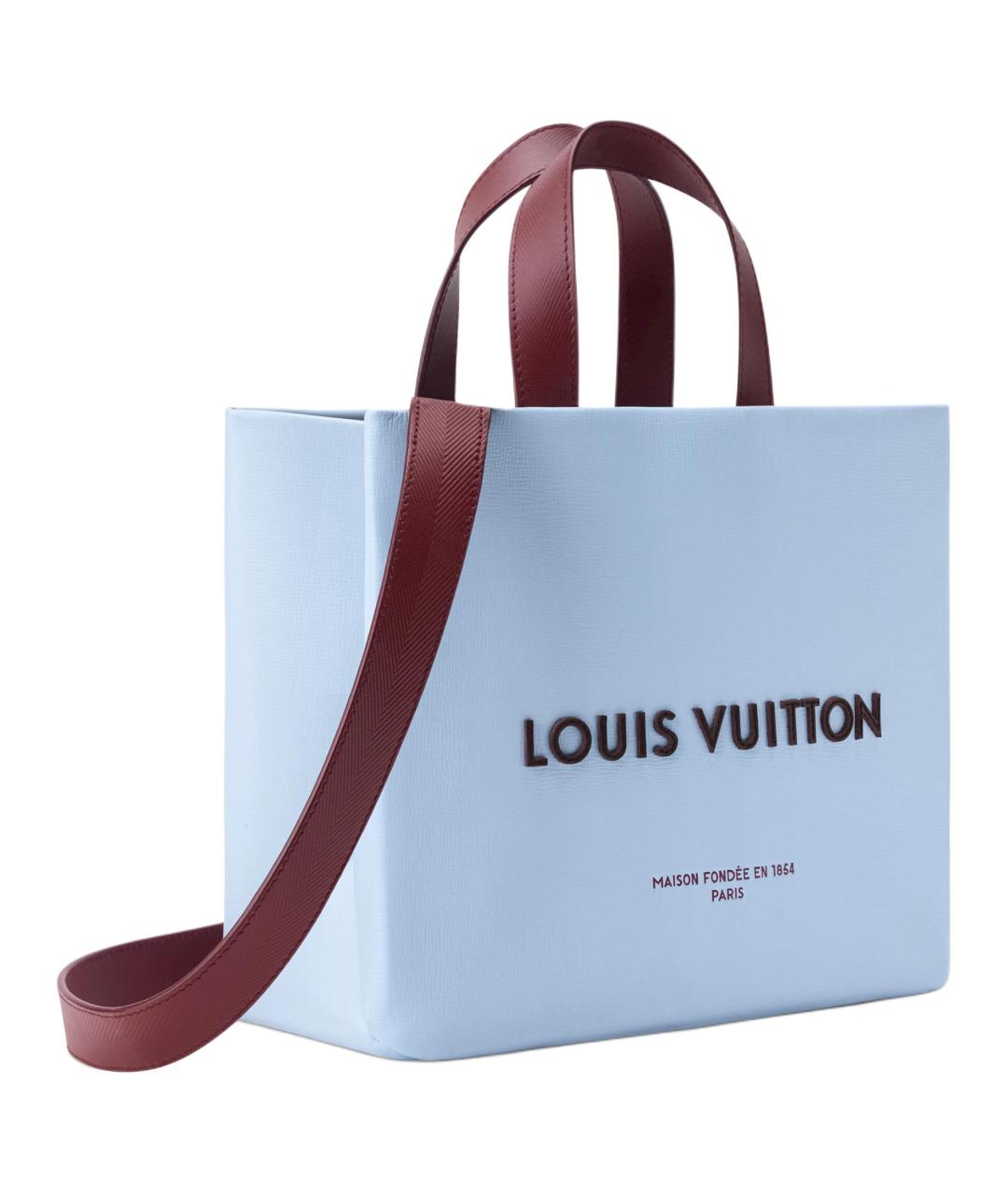 LOUIS VUITTON Голубая сумка на плечо, фото 2