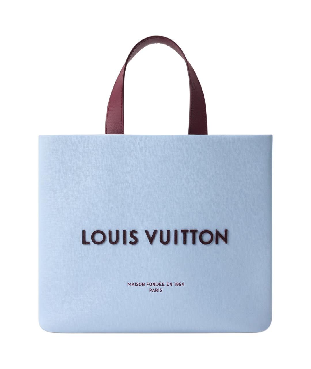 LOUIS VUITTON Голубая сумка на плечо, фото 1