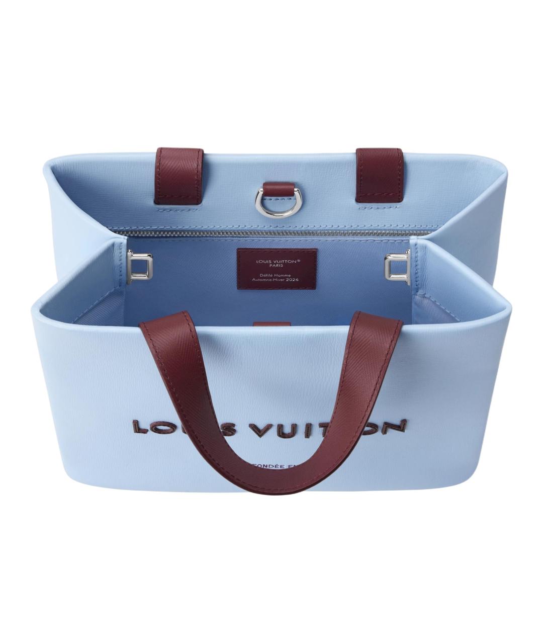 LOUIS VUITTON Голубая сумка на плечо, фото 4