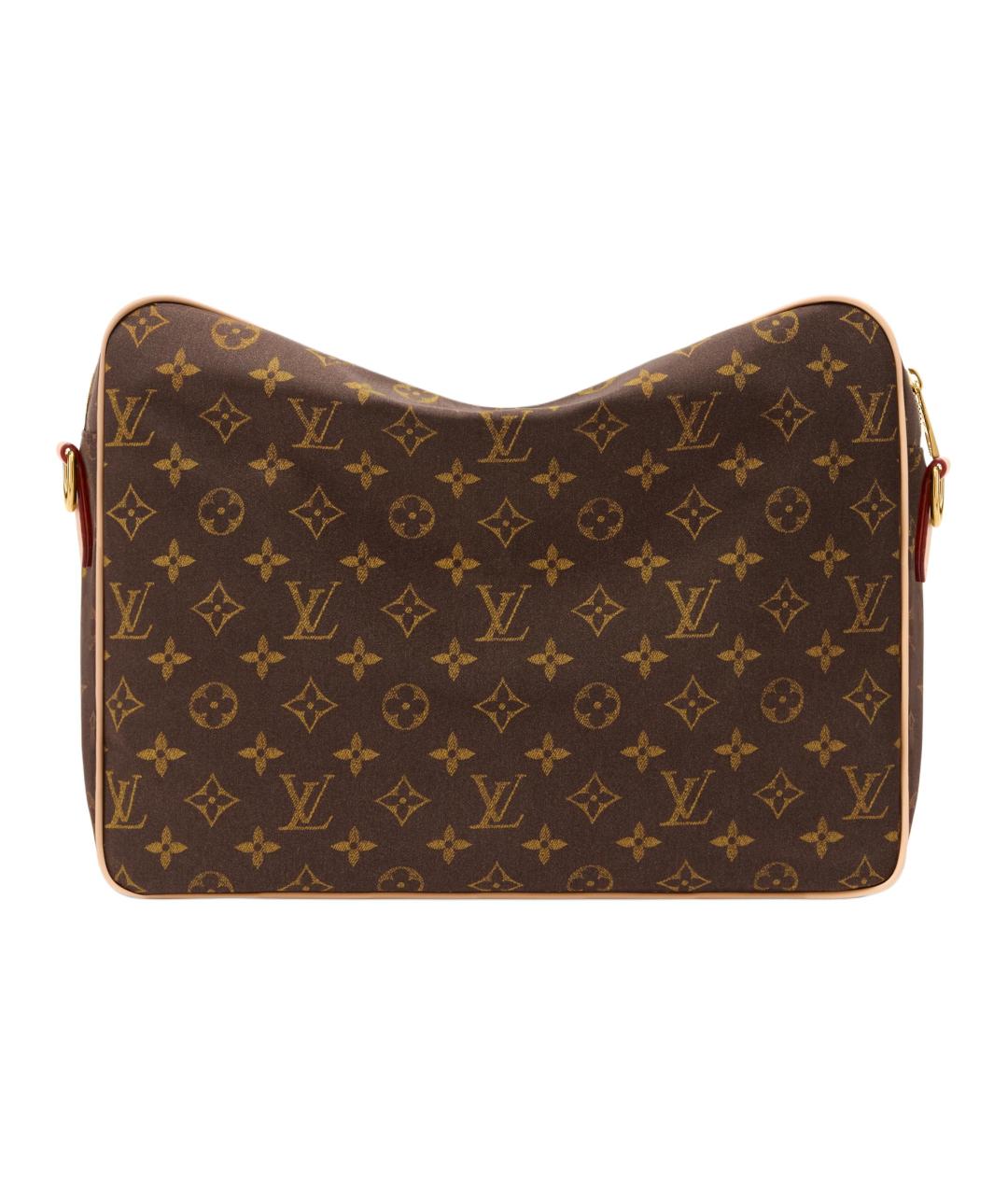 LOUIS VUITTON Коричневая канва сумка на плечо, фото 3