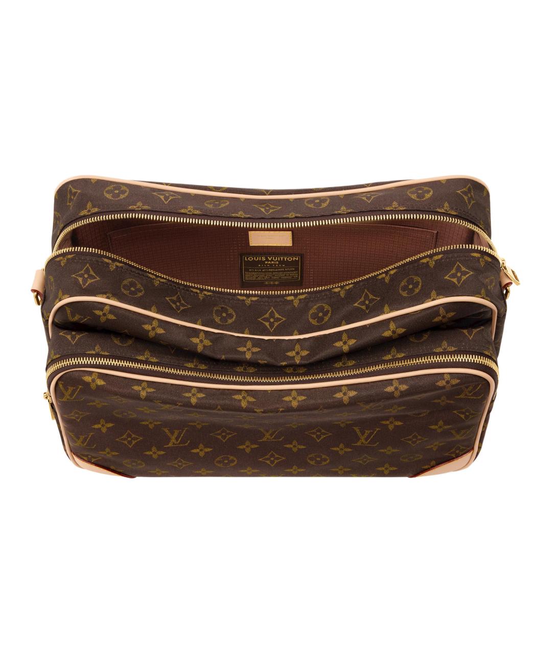LOUIS VUITTON Коричневая канва сумка на плечо, фото 4