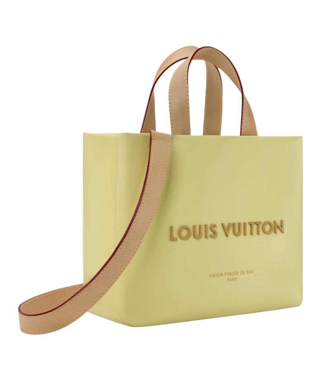 LOUIS VUITTON Желтая сумка на плечо, фото 2