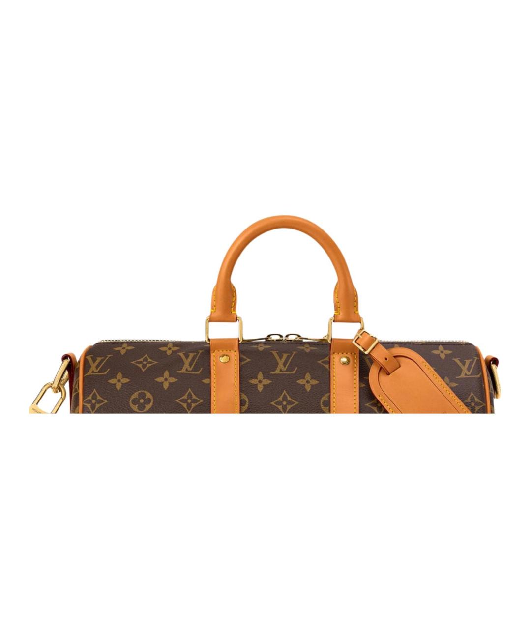 LOUIS VUITTON Коричневая канва сумка на плечо, фото 5