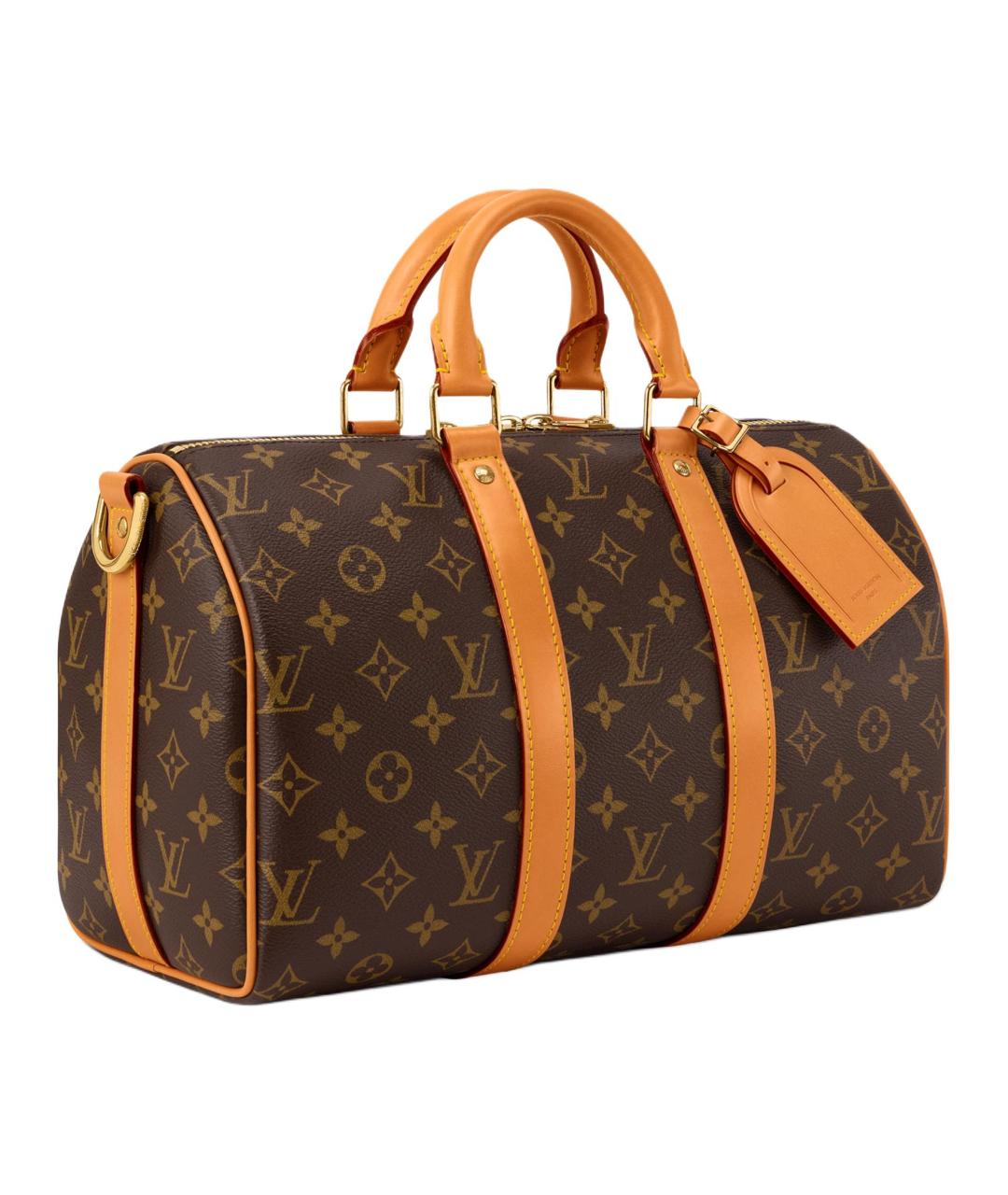 LOUIS VUITTON Коричневая канва сумка на плечо, фото 2