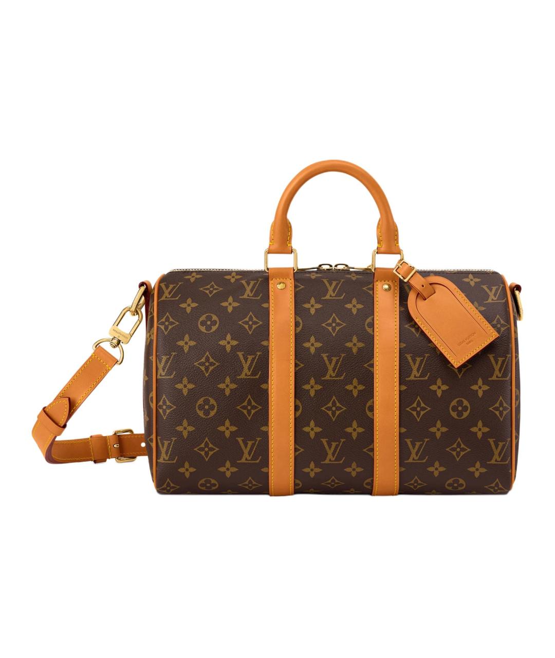LOUIS VUITTON Коричневая канва сумка на плечо, фото 1