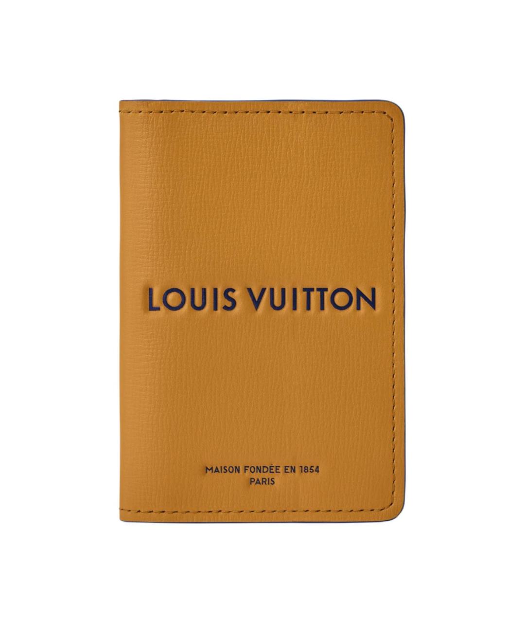 LOUIS VUITTON Коричневый кардхолдер, фото 1