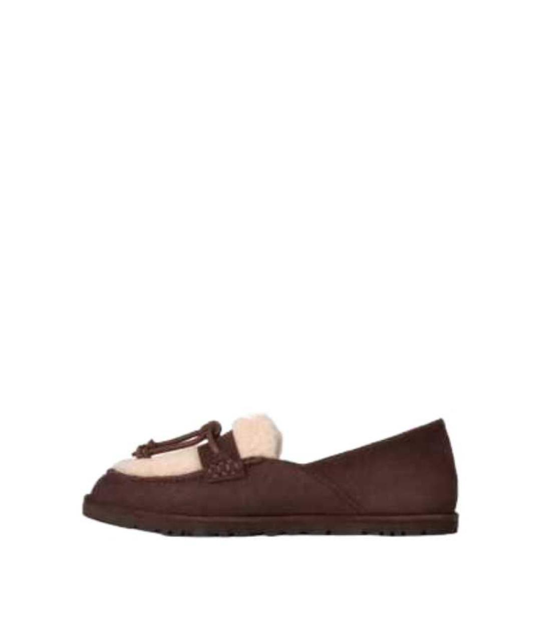 UGG Коричневые замшевые лоферы, фото 2
