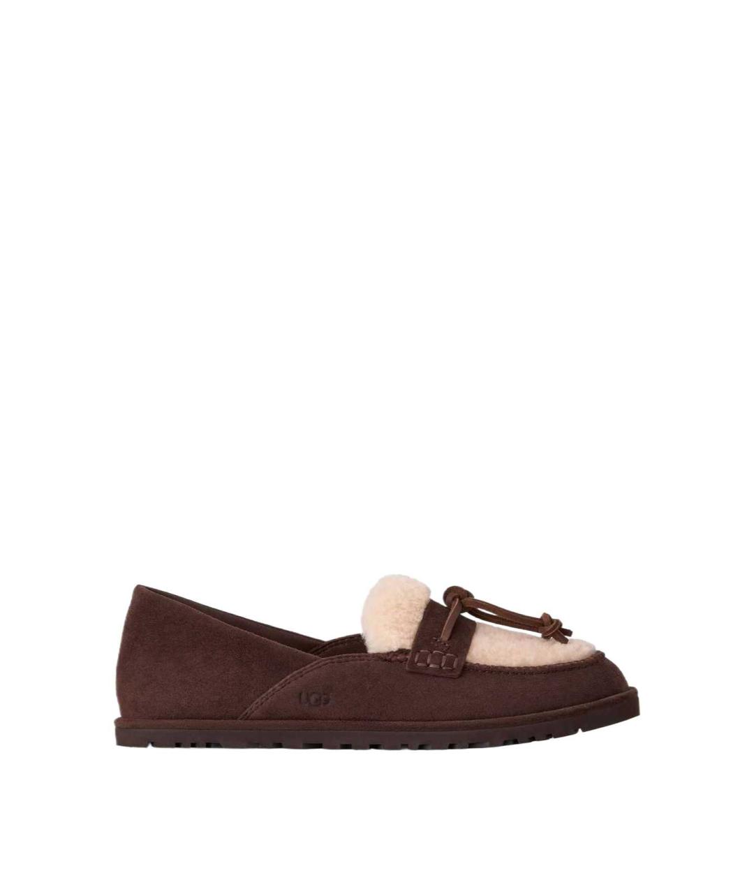 UGG Коричневые замшевые лоферы, фото 1