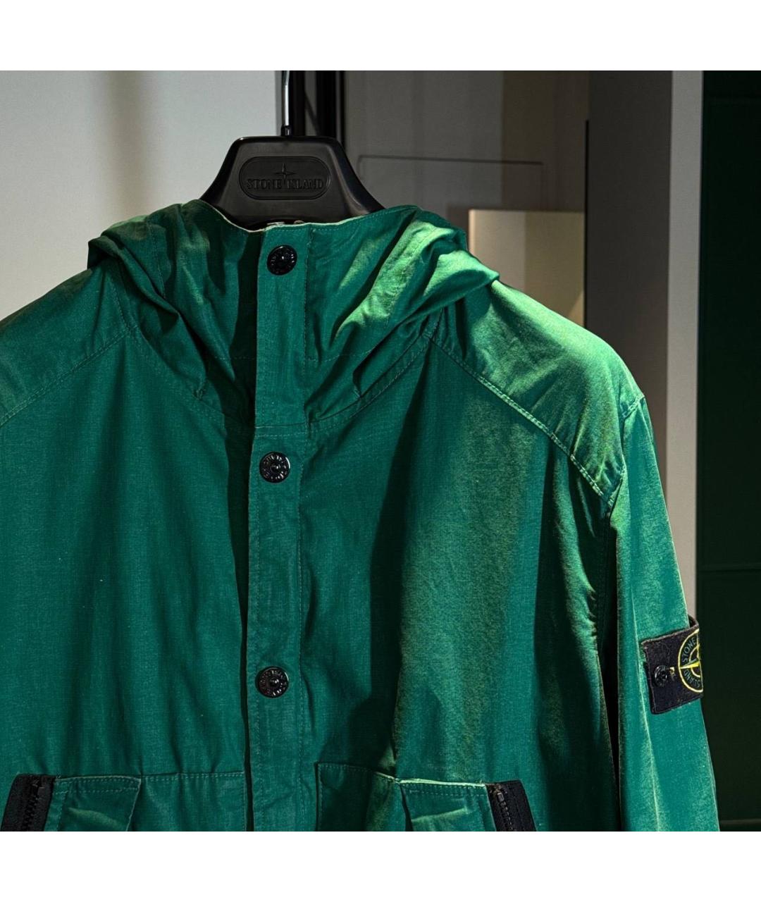 STONE ISLAND Зеленая куртка, фото 3