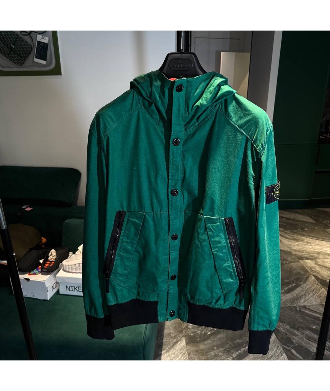 STONE ISLAND Зеленая куртка, фото 5
