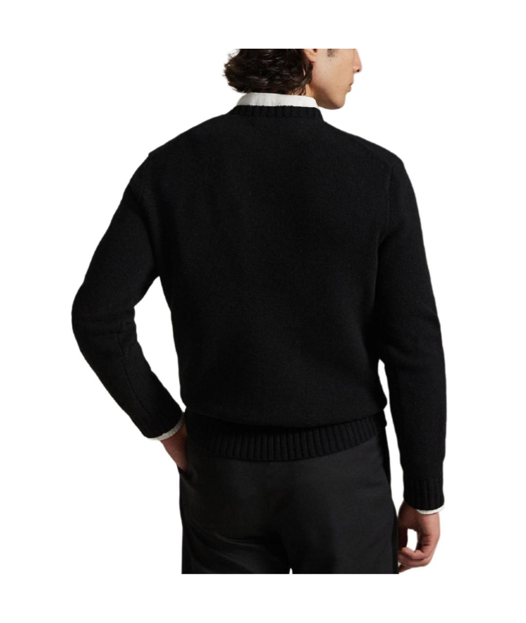 POLO RALPH LAUREN Черный джемпер / свитер, фото 3