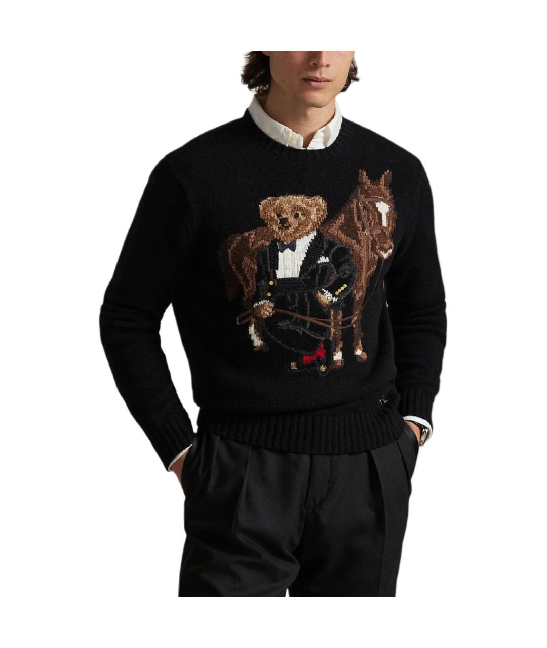 POLO RALPH LAUREN Черный джемпер / свитер, фото 2
