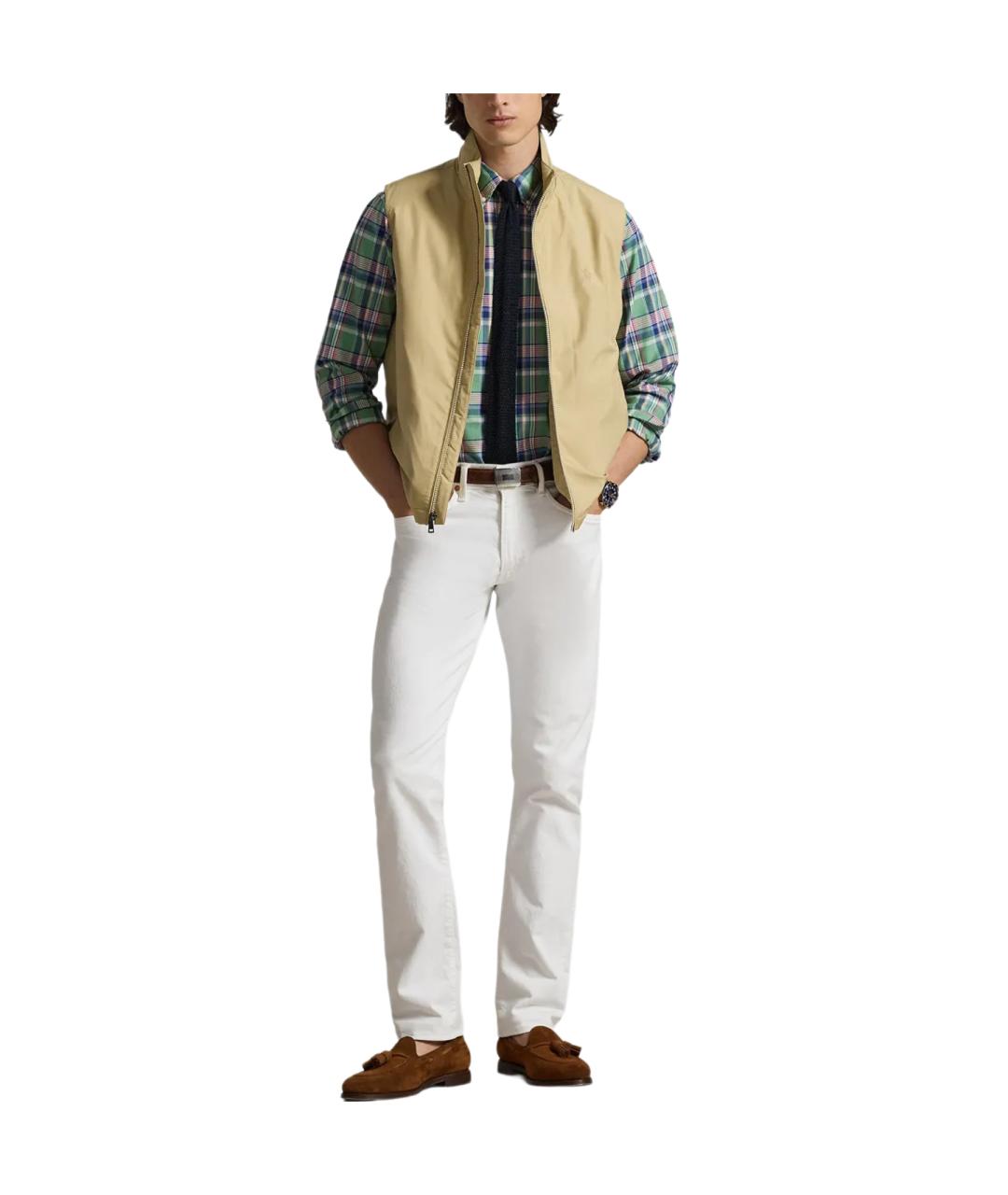 POLO RALPH LAUREN Бежевый жилет, фото 2